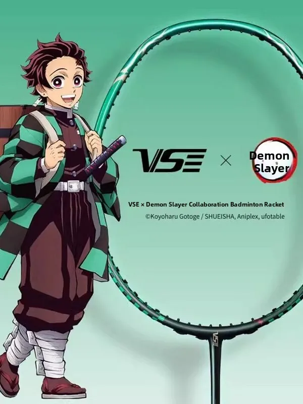 

Venon VS Demon Slayer Joint Badminton Raet All-round Balanced Carbon Fiber Universal Suitable for Everyone