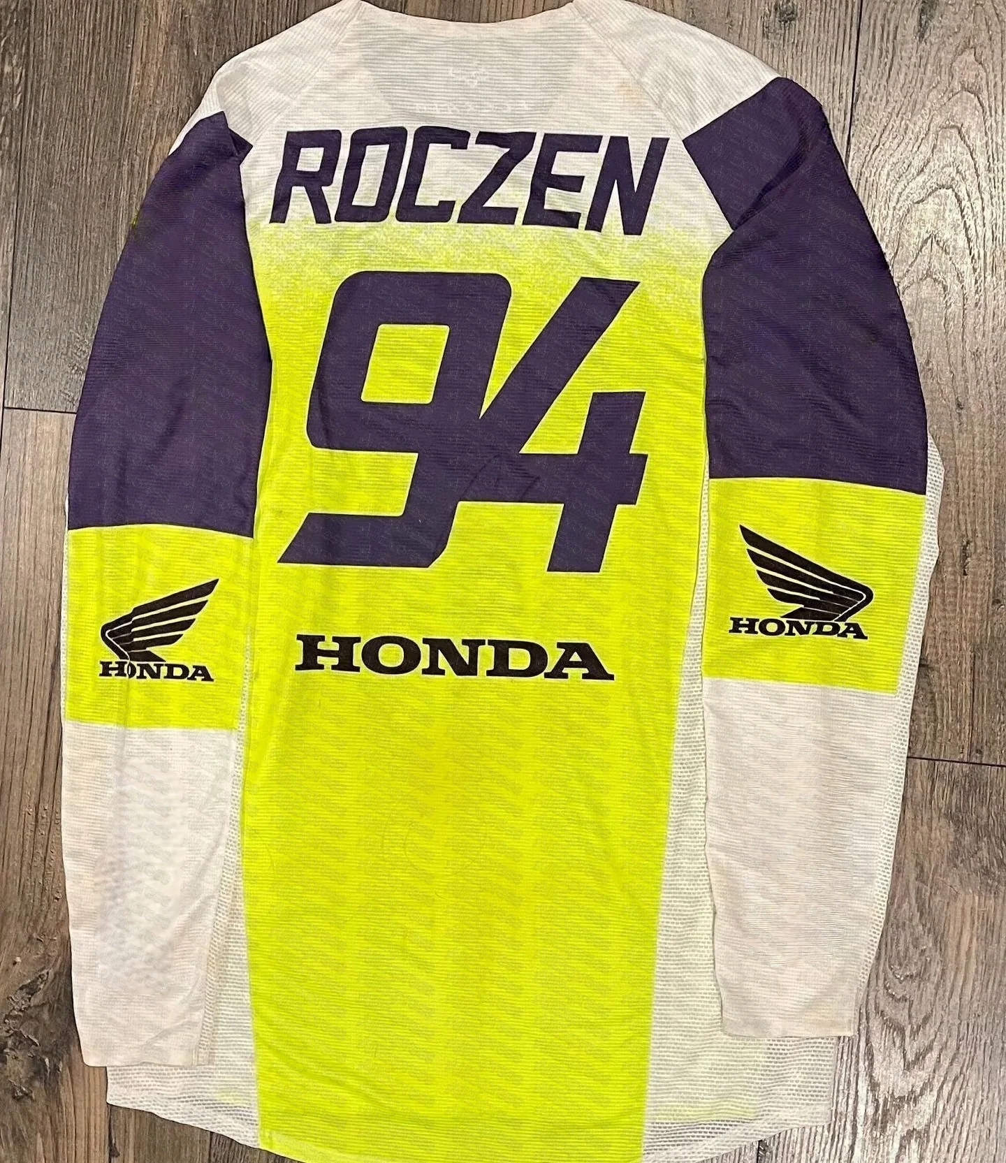 

Летняя копия мотокросса 2025 года Ken Roczen # Джерси Honda Racing Team Reprint 94, свободный дышащий, с 3D принтом, быстросохнущий, с длинным рукавом