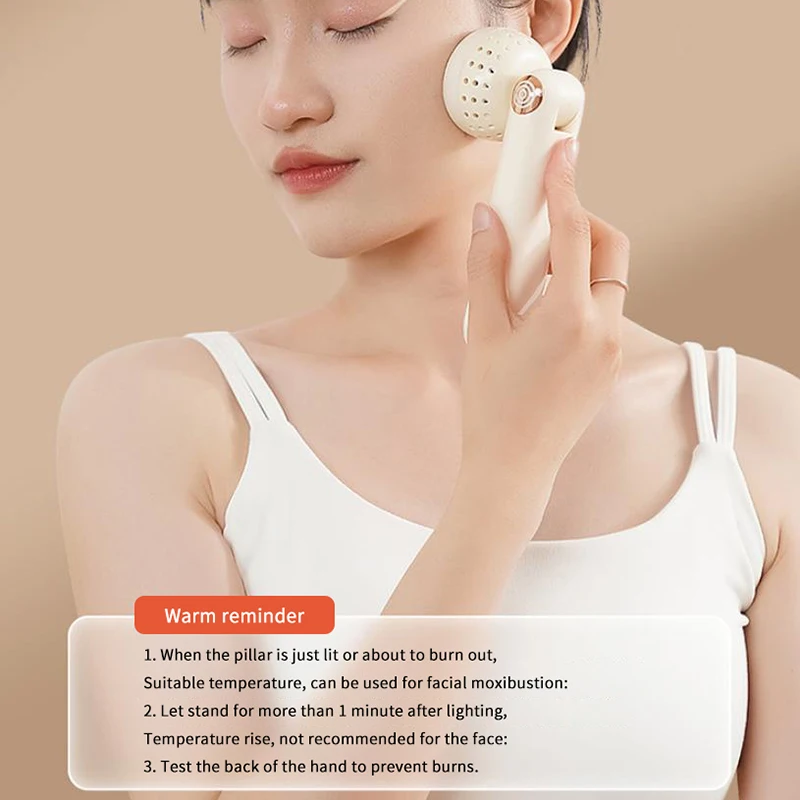 Moxibustion Scraping Massager Warm Body Massage Moxa Therapy Heating Acupressure Meridian Relieve Pain Moxibustion Instrument