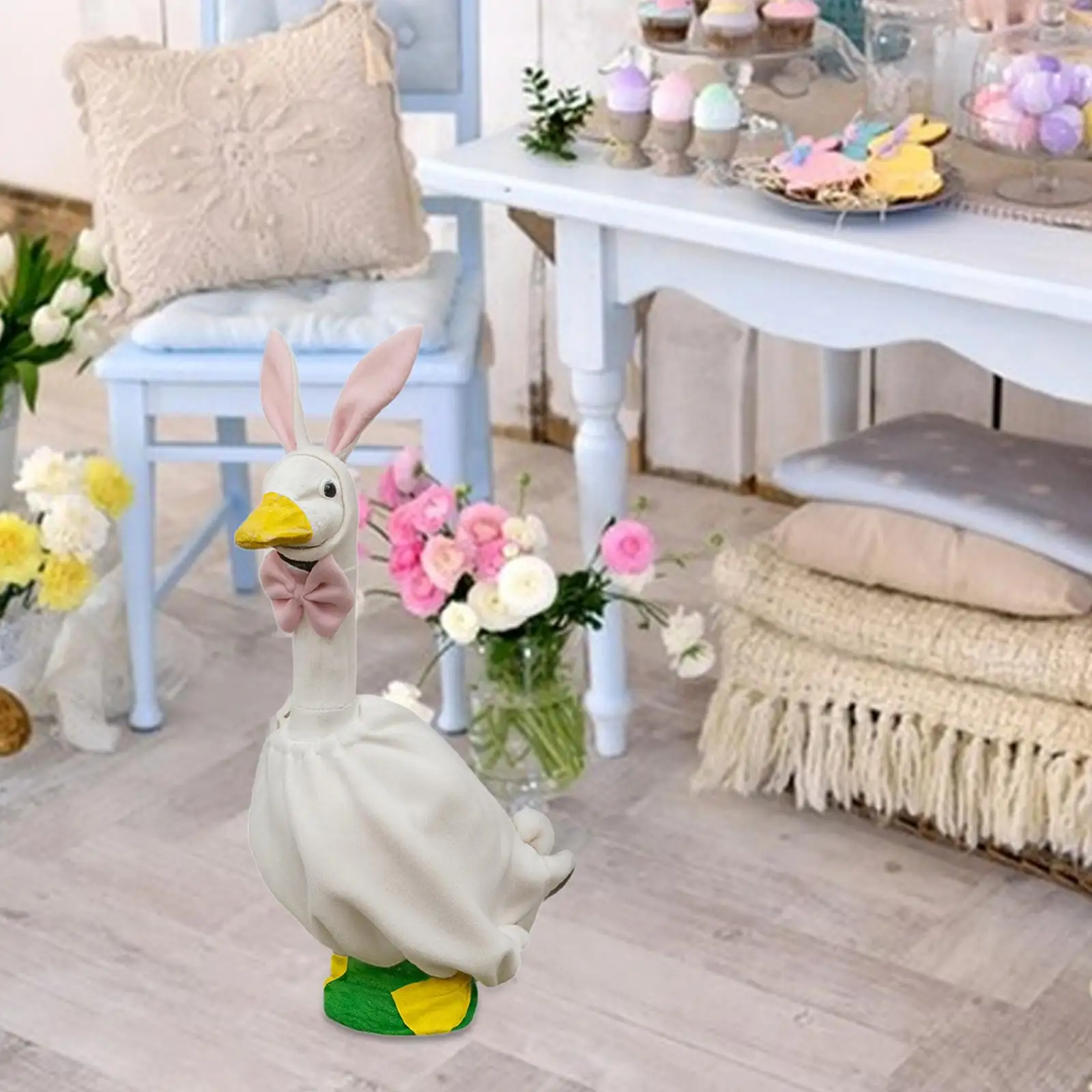 

Костюм гуся для газона и патио, забавный наряд кролика, декоративная одежда для уличного пасхального декора
