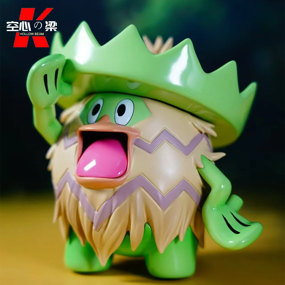 [1/20 Scale World] Lotad & Lombre & Ludicolo Lotus Leaf Boy & Lotus Hat Boy & Lotte Kappa Toy Figure Decoration