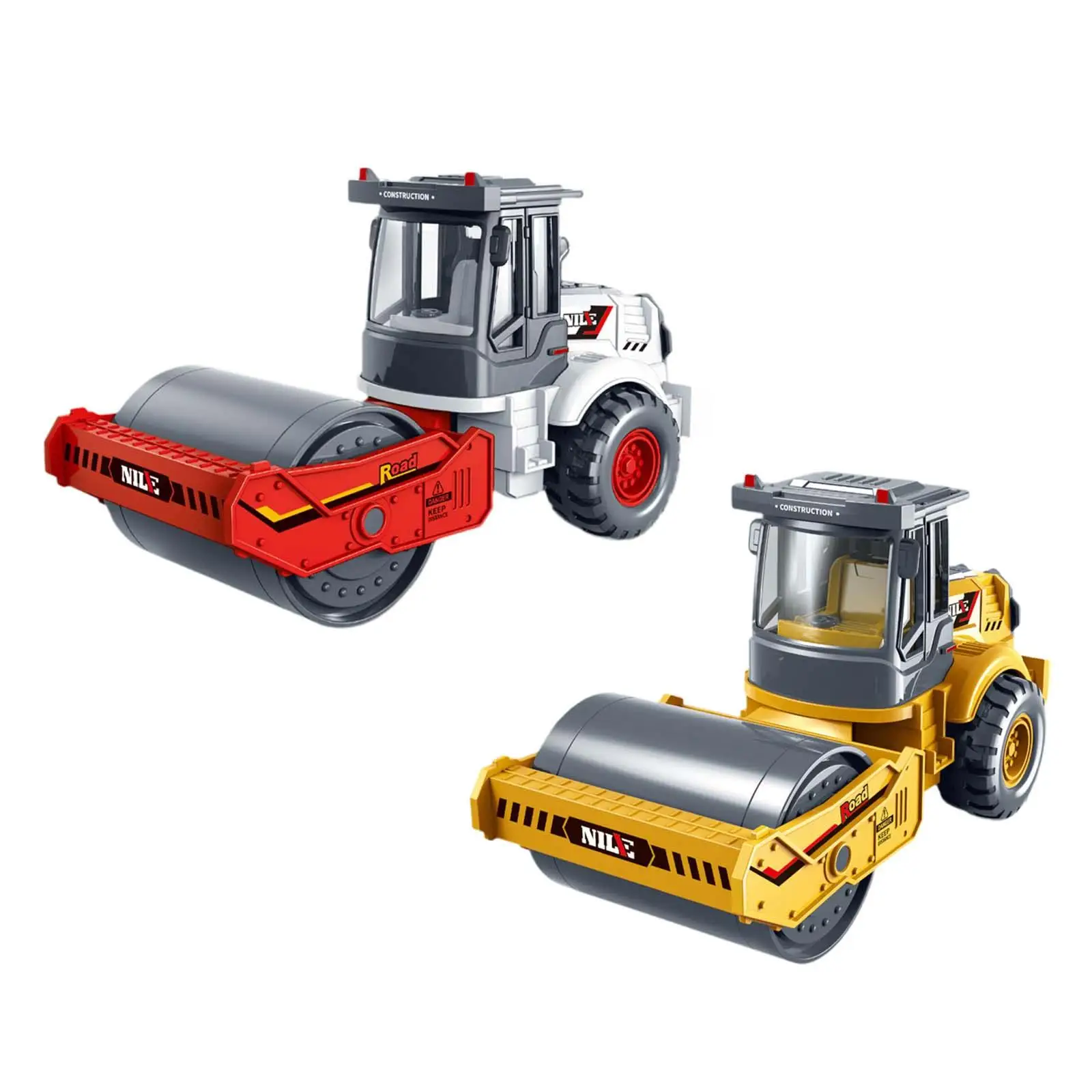 Engineering Truck Toy Early Educational Toy Simulation Car Simulation Model Road Roller for Child Kid Ages 3 and up Holiday Gift