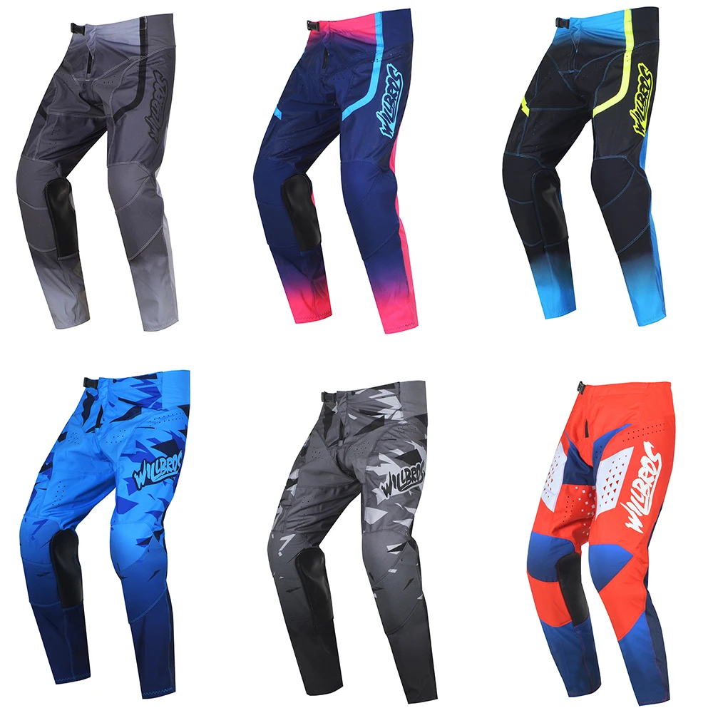 Willbros Motocross Pants Off-Road Dirt Bike Riding MX Motorcycle Enduro Men's Women's Trousers Downhill BMX MTB