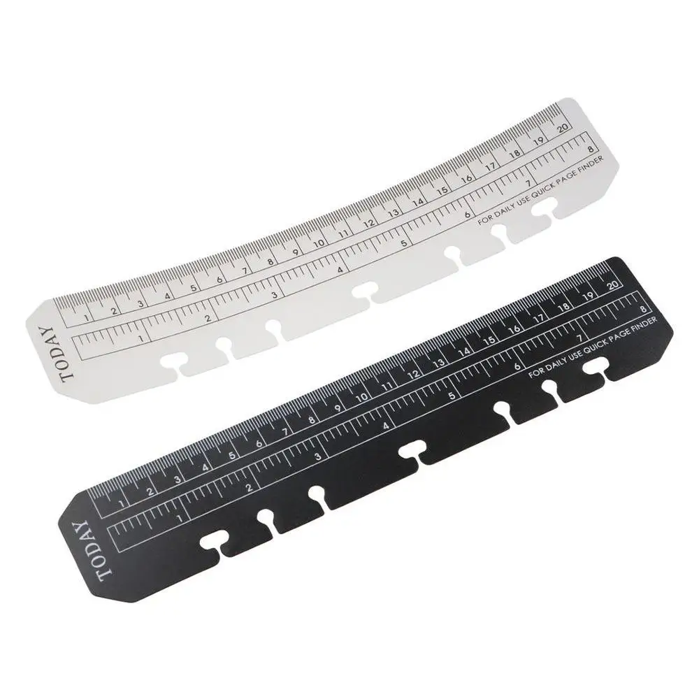 Schreibwaren Zeichenlineal Indexlineal Trennblatt A5 A6 A7 Lesezeichen Gerades Lineal Loseblatt-Notizbuch Lesezeichen-Lineal