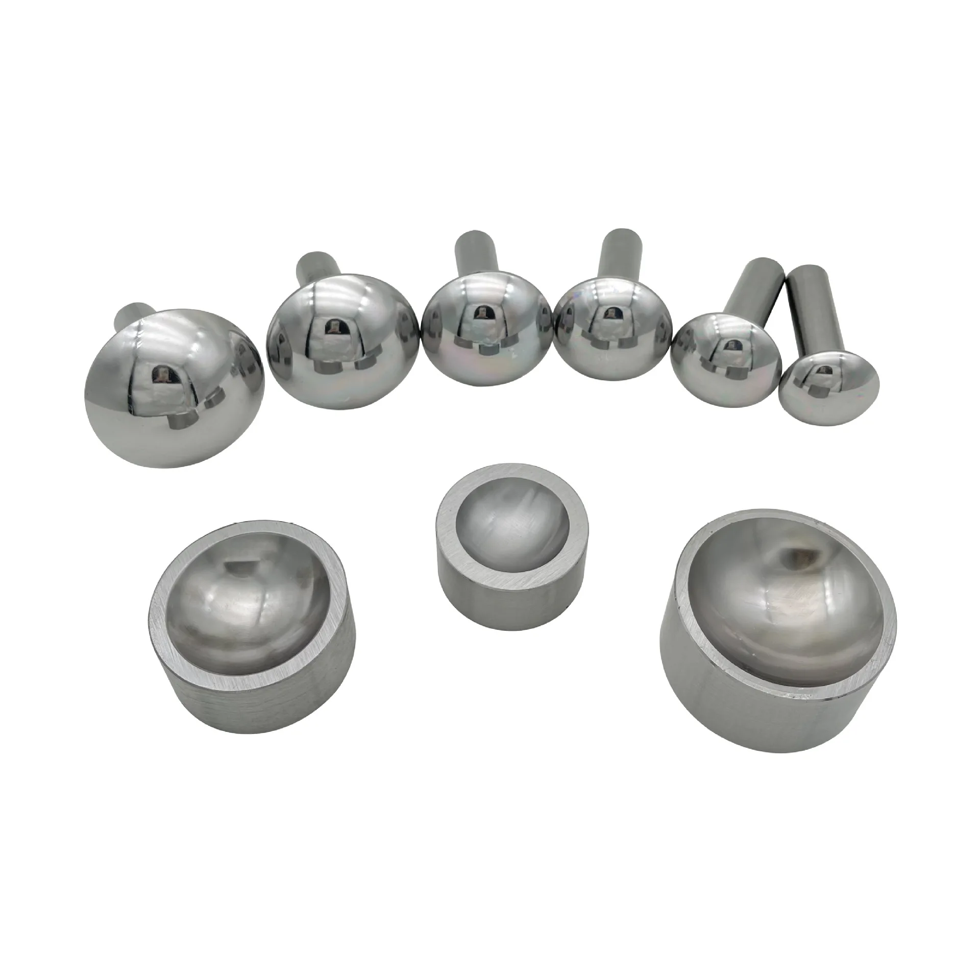 For Nest Anvil round Punch Bell Gold and Silver Copper Ring Molding Production Suit DIY Handmade Nest Anvil