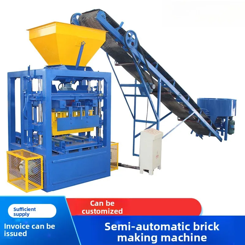 Export Standard Semi-Automatic Making Concrete Hollow Equipment Brick Machine