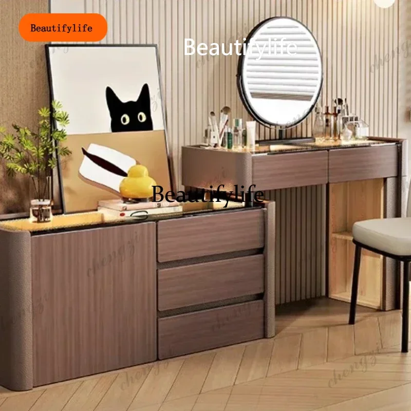 B456 Simple Smart Storage Cabinet Makeup Table Makeup Vanity Dresser Locker Dressing Table Toiletries Desk Dressers Dressing Tab