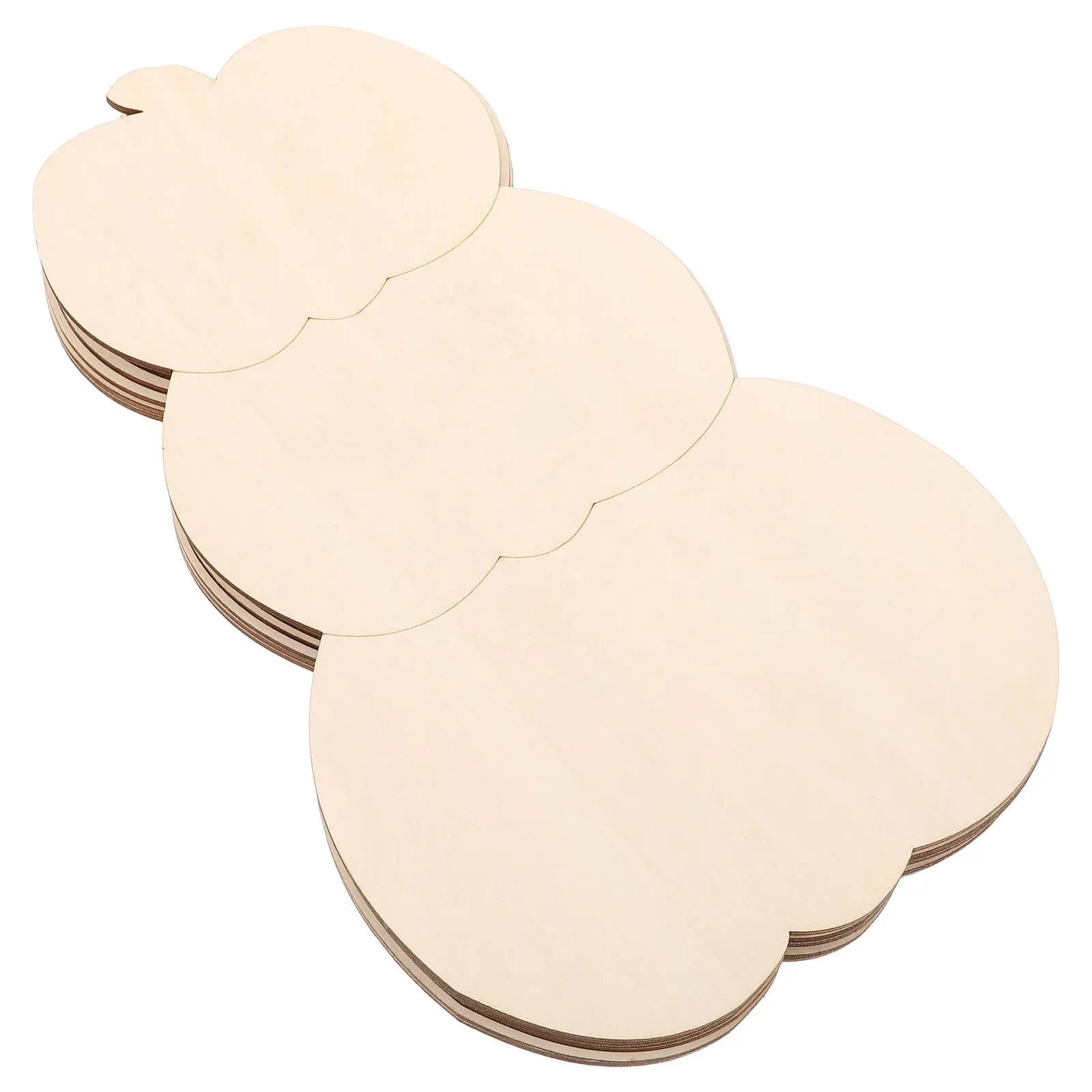 

8Pcs Wooden Pumpkin Cutouts DIY Unpainted Blank Wood Slices for Fall Halloween Thanksgiving Autumn Decorations