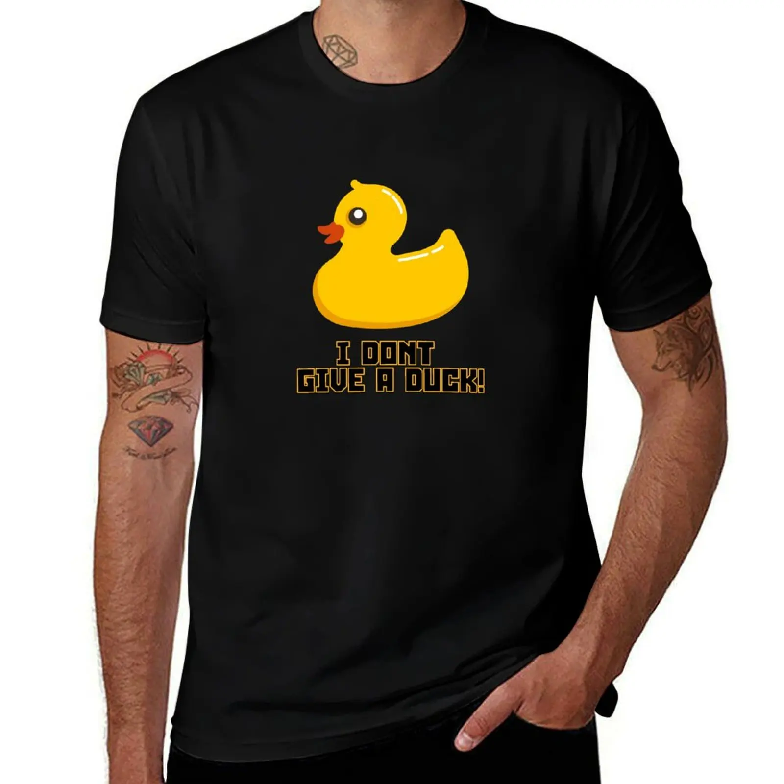 i dont give a rubber duck T-Shirt funny costumes oversized t shirt shirts graphic tees anime shirts men