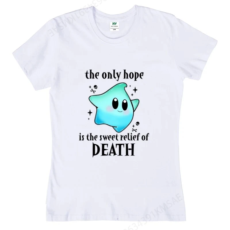 Lumalee The Only Hope Is The Relief Of Death T-shirt Movie Quotes Fans Gift T Shirt For Men Women O-neck  Cotton Unisex Top