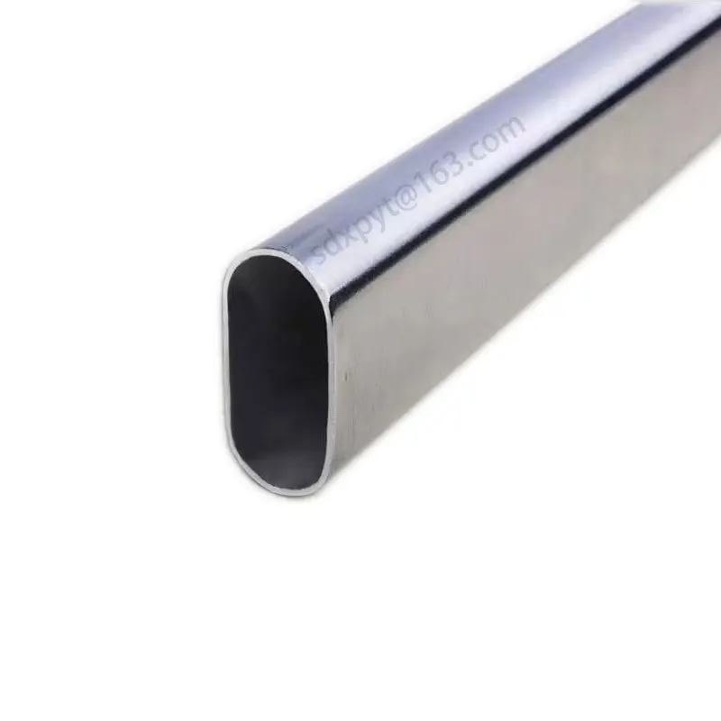 Aluminum oval pipe 30mm oval steel tube 32mm aluminum alloy oval shape steel tubing 40mm oval pipe customized 45mm oval steel