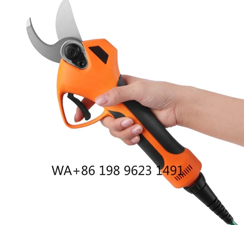 

Multifunctional electric hedge shears, 35mm cordless pruning tool. Durable rechargeable garden gear for , farm