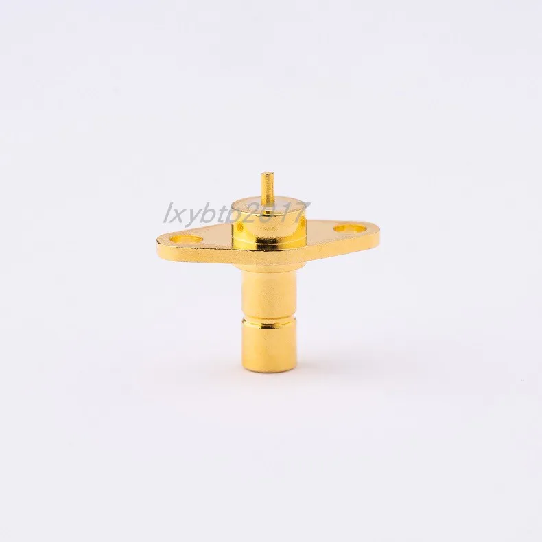 

SMB-JFD metal boss rhombus two-hole through-wall microstrip RF connector waist male head fixing flange