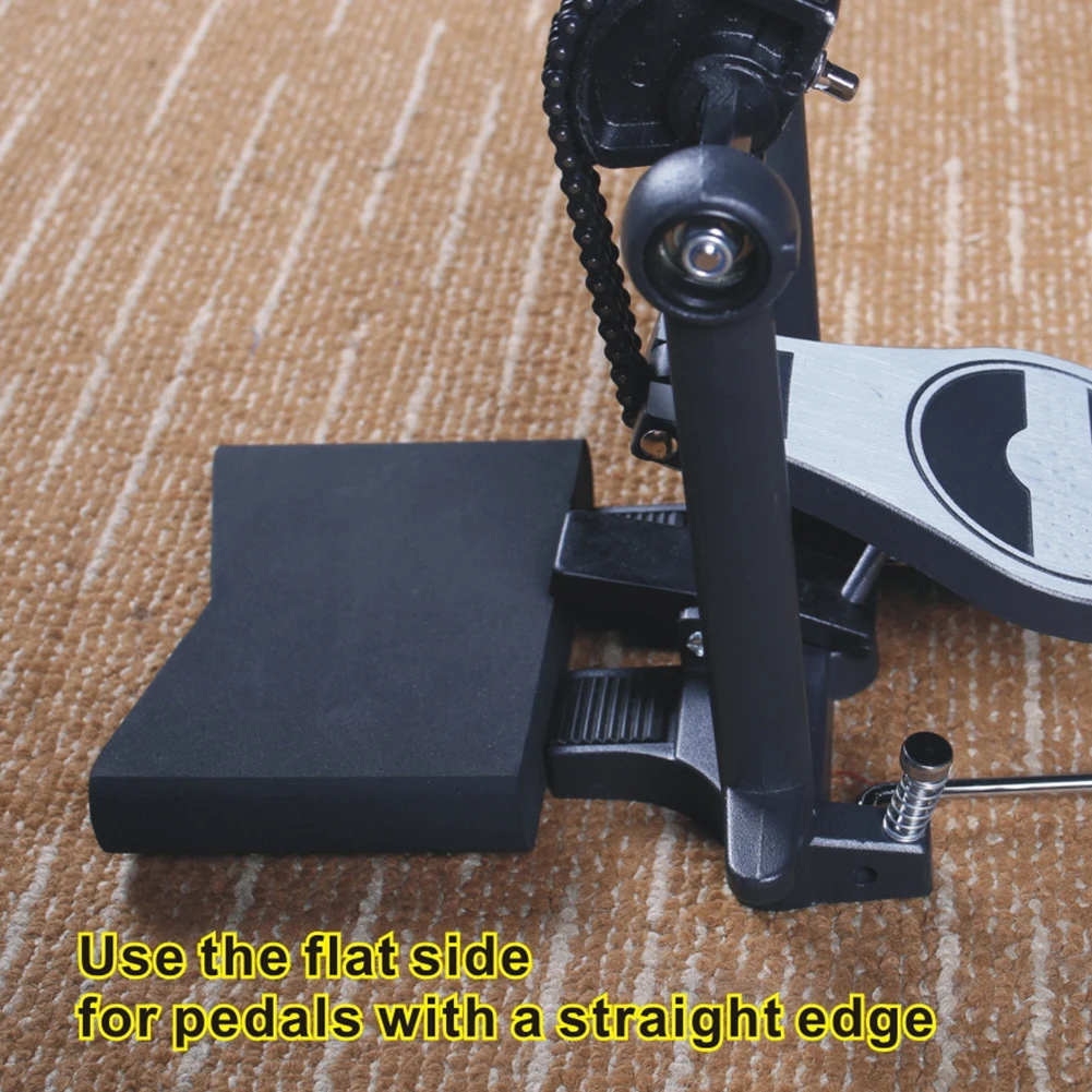 Accessorio per set di batteria con sistema di ancoraggio per charleston e pedale antiscivolo da 2 pezzi