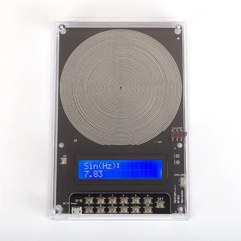 A36T-Dual Channel Audio Output Signal Generator 0.1Hz-99999Hz Featuring External Antenna Board For Schumann Resonance