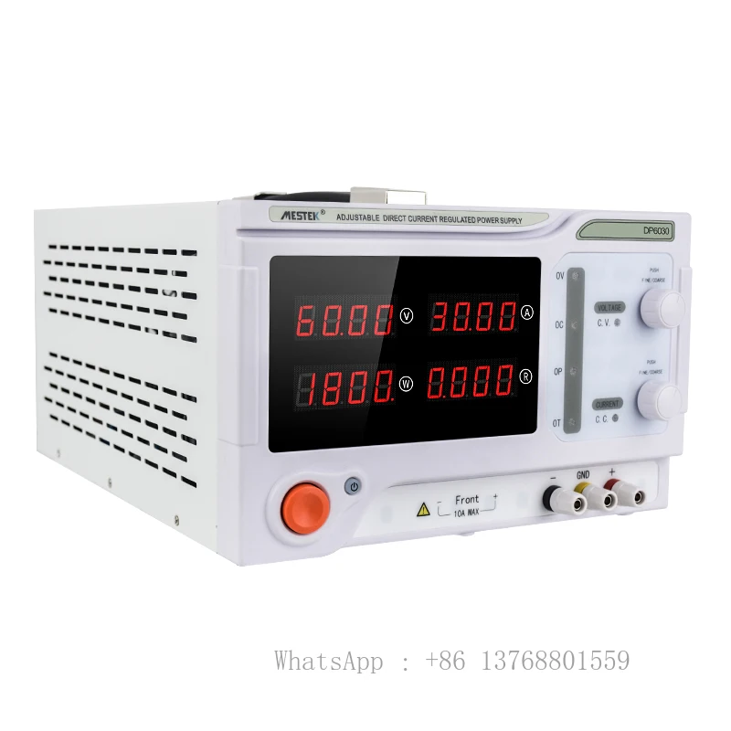 

1800w Digital Switch 60V 30A 24V 30V 40V 10A 20A 5A Bench Laboratory Mode Battery Motor Charge High Power DC Power Supply