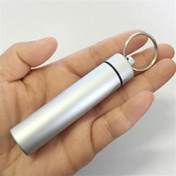 Waterproof Pocket Toothpick Holder Seal Bottle Eco-Friendly Ultralight Portable Aluminum Alloy Pill Case Container For Travel