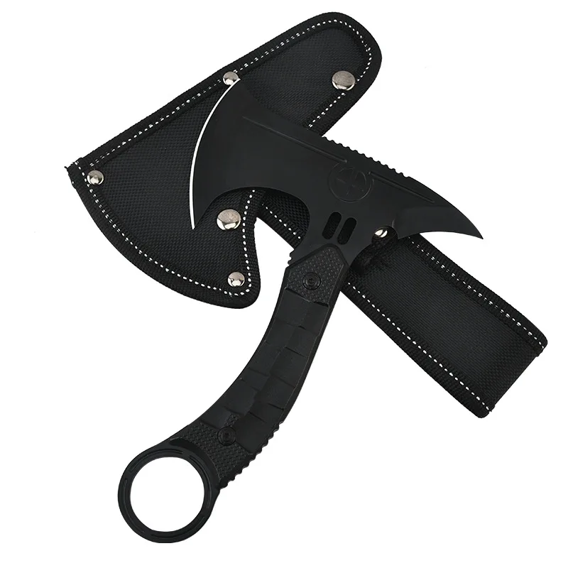 

Outdoor Multifunctional Axe Stainless Steel Wood Chopping Small Axe Convenient Camping Tactical EDC Tool