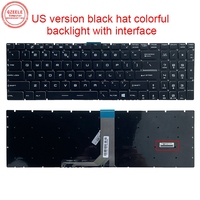 Per-key RGB backlit full color English Keyboard for MSI GE63 GE73 GS73 Raider 8RE 8RF GS63 GS73 Stealth 8RD 8RE GT63 US