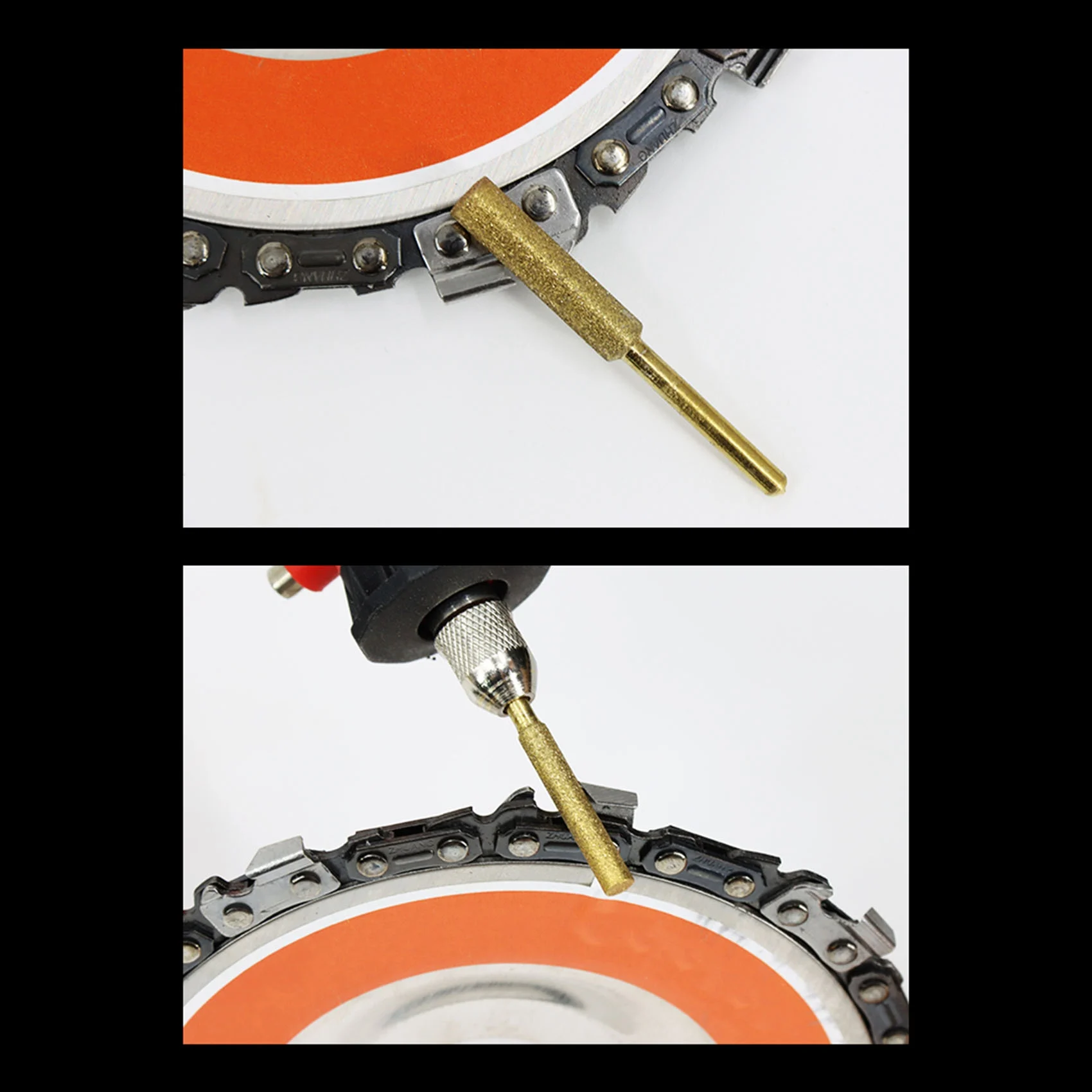 A85M 6PCS 전기 톱 연마기는 체인 톱으로 옥, 유리 및 초경합금 연삭에 적합합니다.