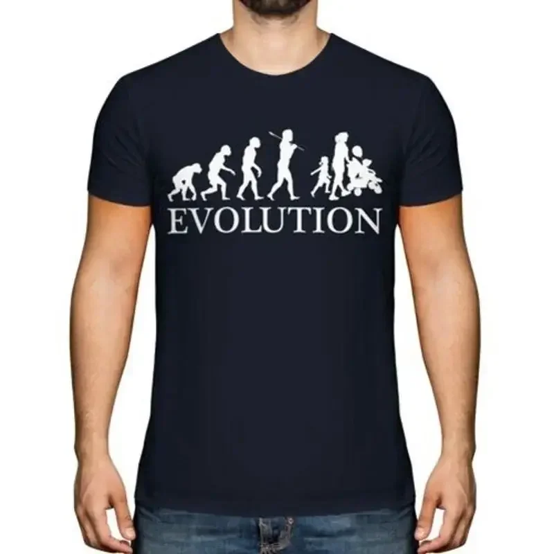 T-shirt pour homme Single Mom Evolution, cadeau pour maman