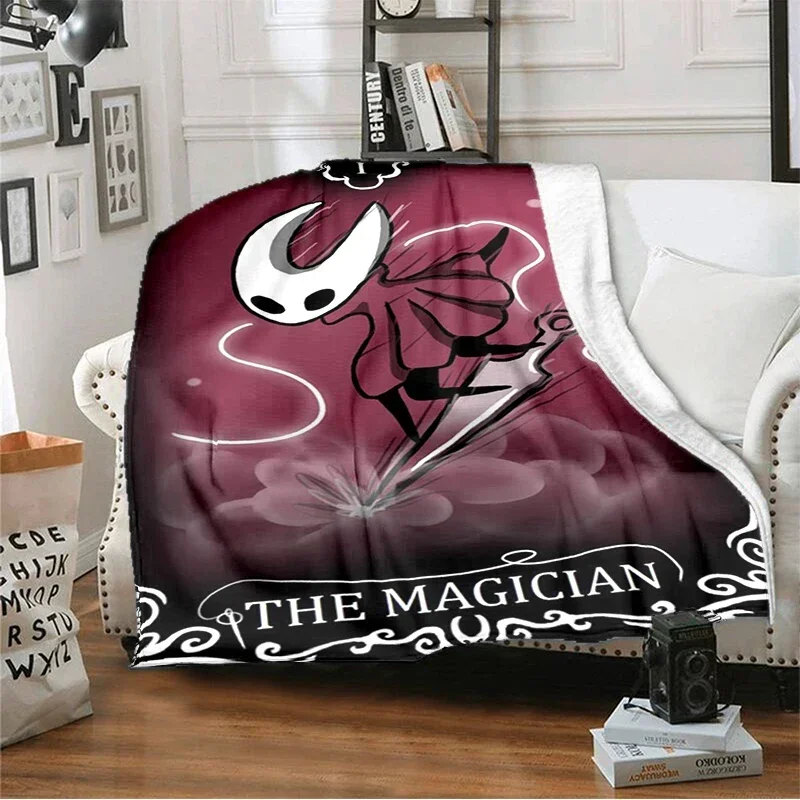 Cartoon Game Hollow-Knight Flannel Blanket 3D Printed Blanket For Home Camping Sofa Nap Leisure Blankets Gifts For Kid Birthday