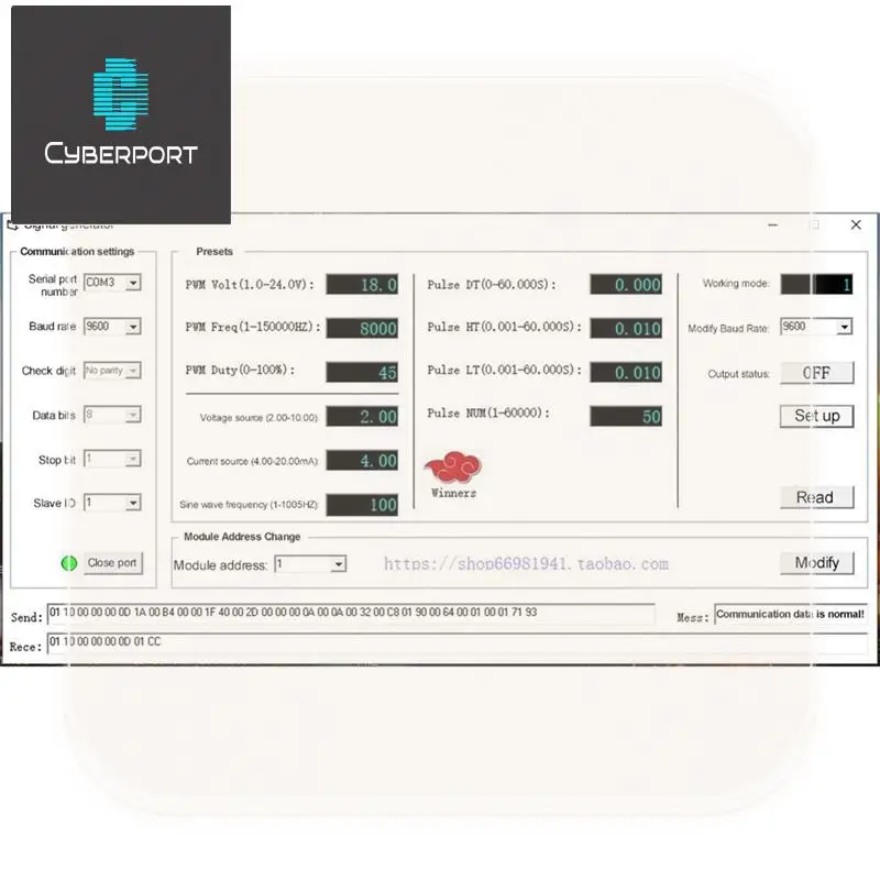 DC7-24V Signalgenerator-Generatormodul, PWM-Impuls, einstellbares Modul, 0–20 mA, 0–10 V, Signalgenerator 1-1000 Hz, einfache Installation (B)