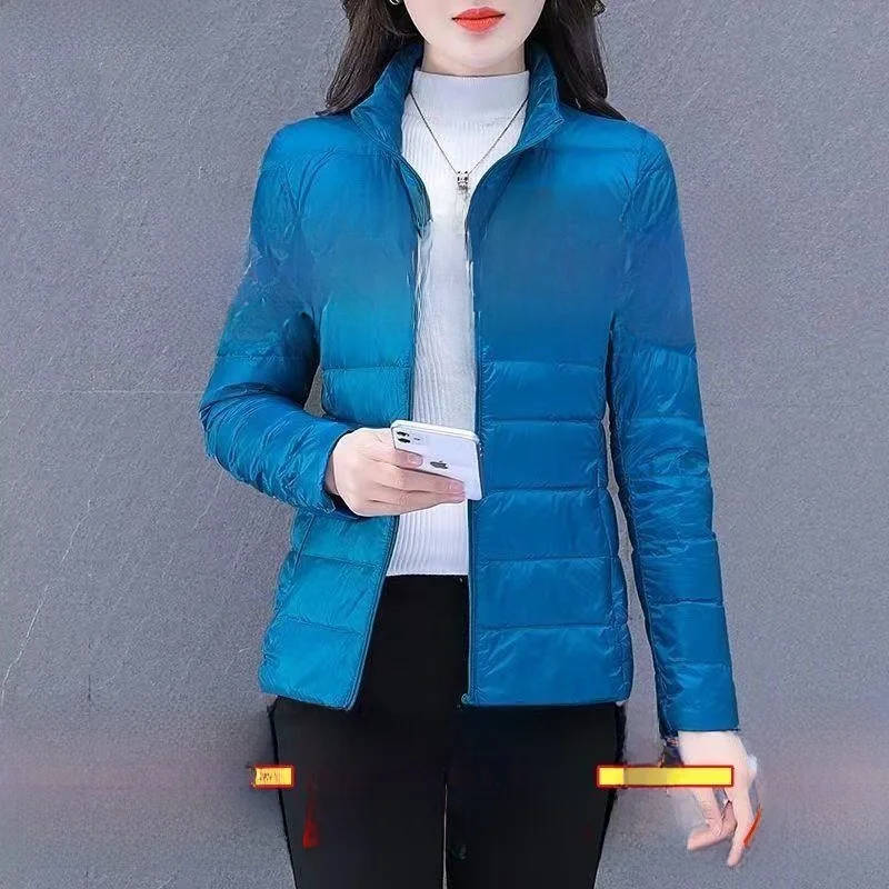 سترة نسائية خفيفة الوزن وقابلة للتنفس ومتعددة الاستخدامات من القطن لخريف وشتاء ملابس خارجية دافئة مقاومة للبرد