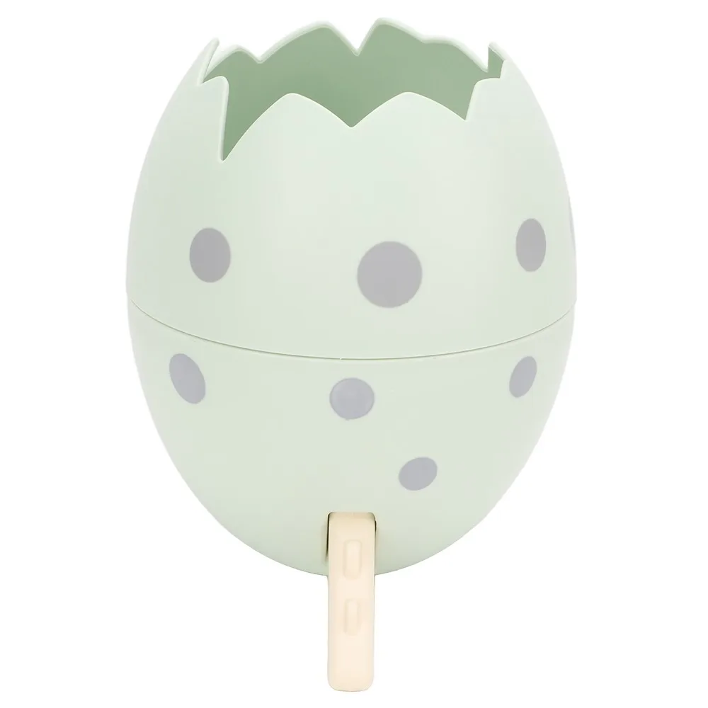 Egg Shaped Dinosaur Egg Pen Holder Large Capacity Smooth Surface Desktop Storage Bucket Detachable Structure Round Opening