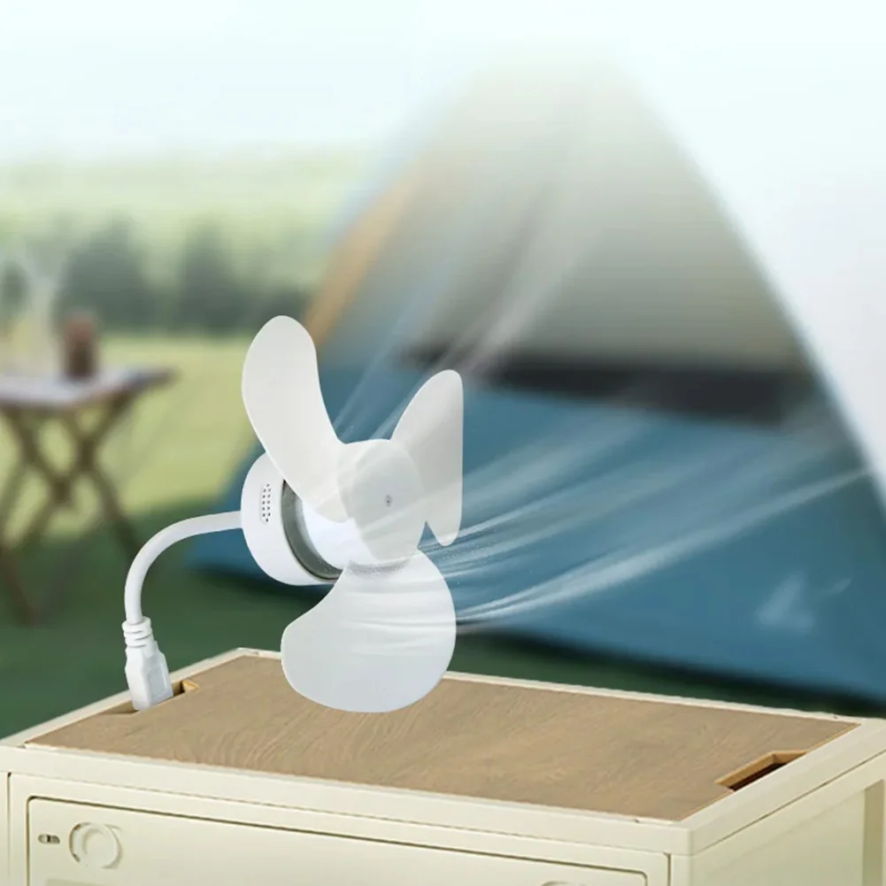 Mini lampada da soffitto a LED Base E27/Lampadina USB Estensore per tubo flessibile per ventilatore Piccolo ventilatore da soffitto per soggiorno camera da letto