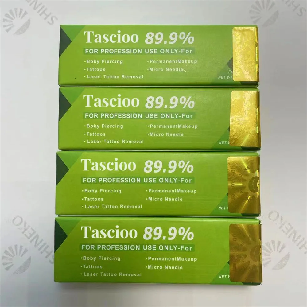 2023 New High-Quality Green Tascioo 89.9% Tattoo Cream Before Permanent Makeup Microblading Eyebrow Lips Body Skin 10g