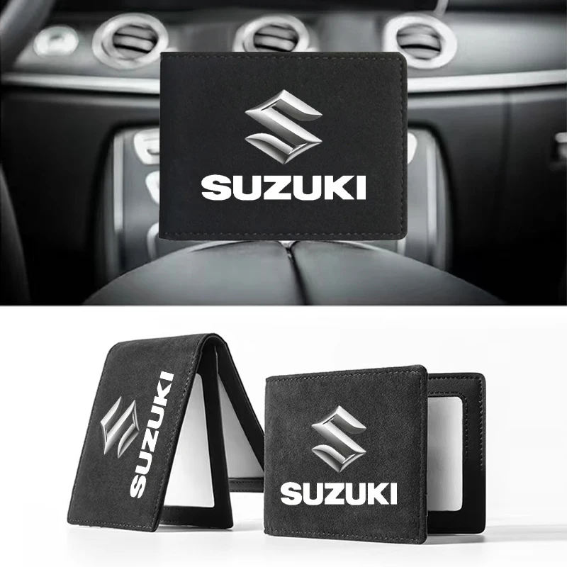 

Чехол на водительские права, замшевый антимех, документы вождения автомобиля для Suzuki Samurai Ltz 400 Vitara Gsr 600 Escudo Swift V Strom 650