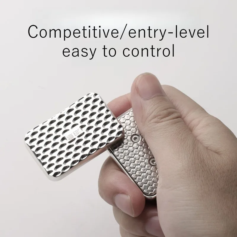 Metal EDC Fidget Slider Magnetic Haptic Fidget Toy Anxiety Stress Relief Toys Adults Portable Fidget Brick with Hammered Texture
