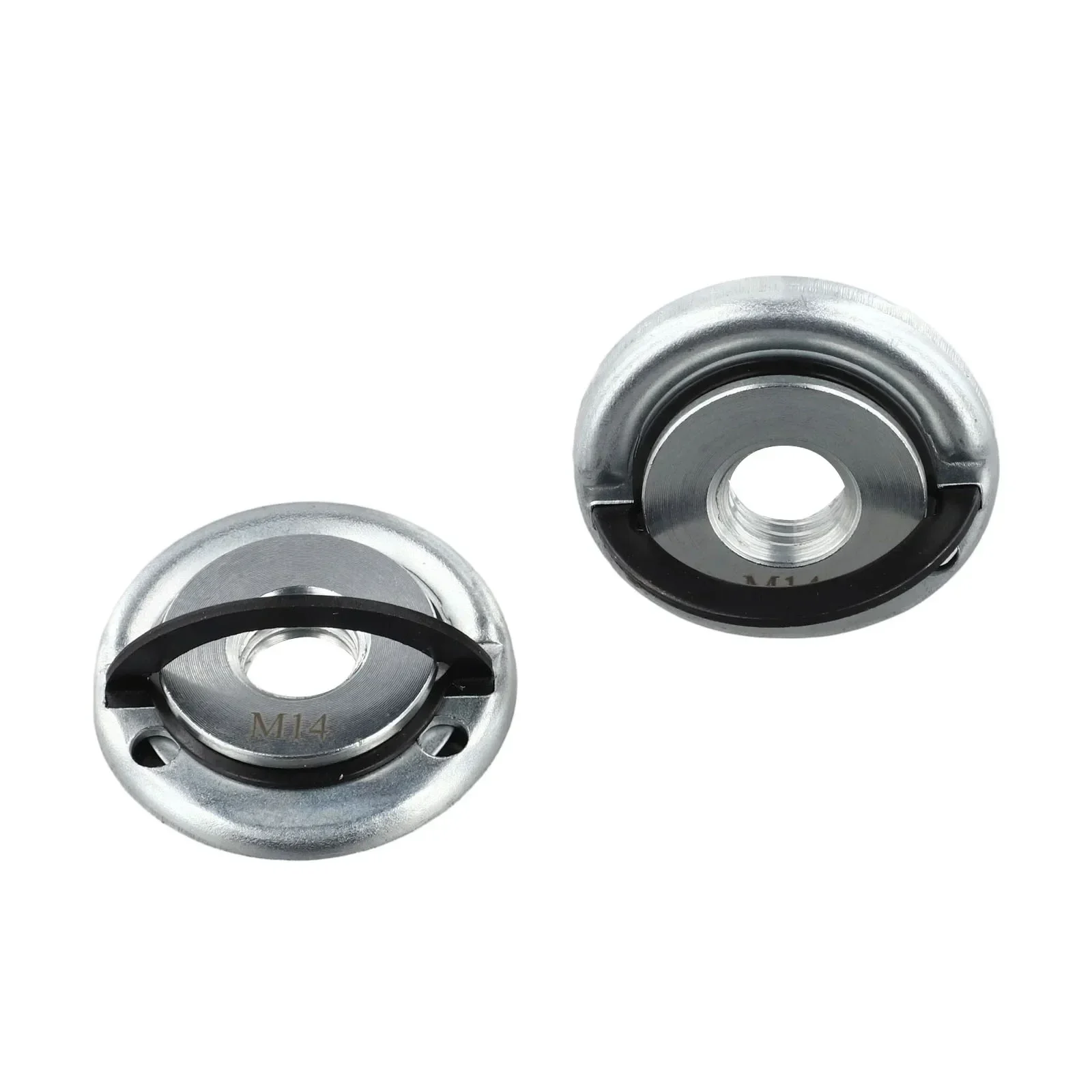 

Quick Release Nut Clamp 2 PCS for Angle Grinder Accessories Self Locking Flange Nuts Suitable for 45mm Diameter Wheels