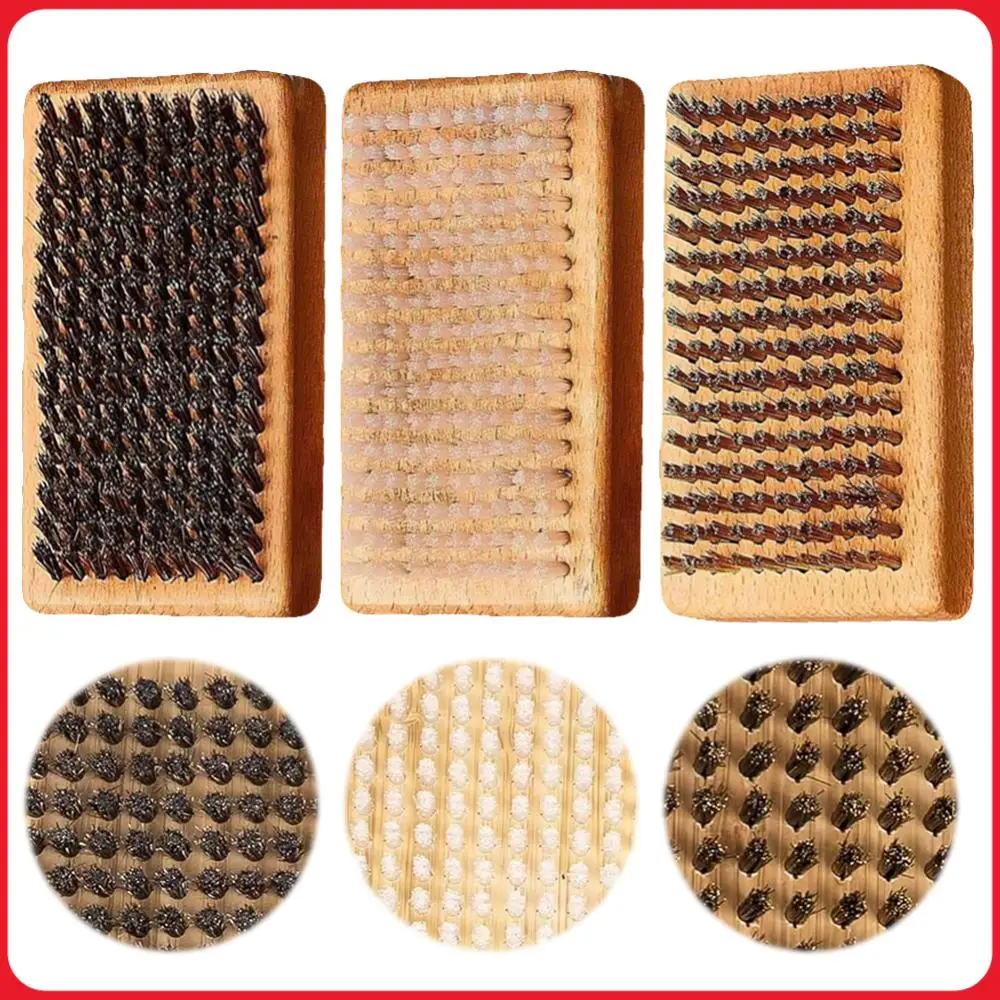 

3Pcs Ski/Snowboard Wax Brush Kit Ergonomic Handle Snowboard Brush Ski Snowboard Tuning Brush for Outdoor Skiing