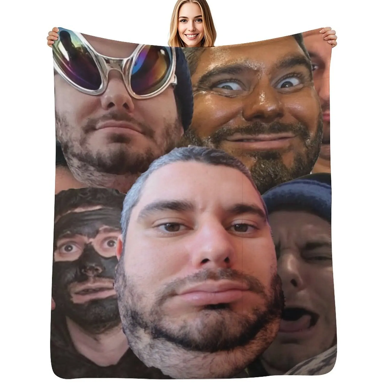 H3H3 Ethan Funny Throw Blanket Stain Resistant Cozy Warm Blanket
