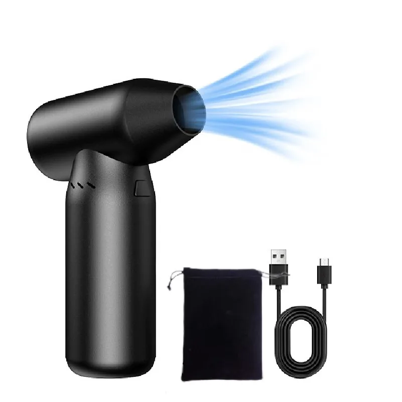 

Powerful Turbo Mini Violence Fan Electric Snow Fan Blower Air Duster Cleaner Portable Rechargeable Mini Jet Fan For Cleaning
