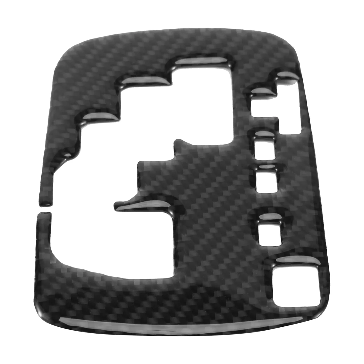 AT77 สําหรับ Toyota HILUX 2015-2021 คาร์บอนไฟเบอร์เกียร์รถเกียร์ SHIFT PANEL จัดแต่งทรงผมรถภายในรถ