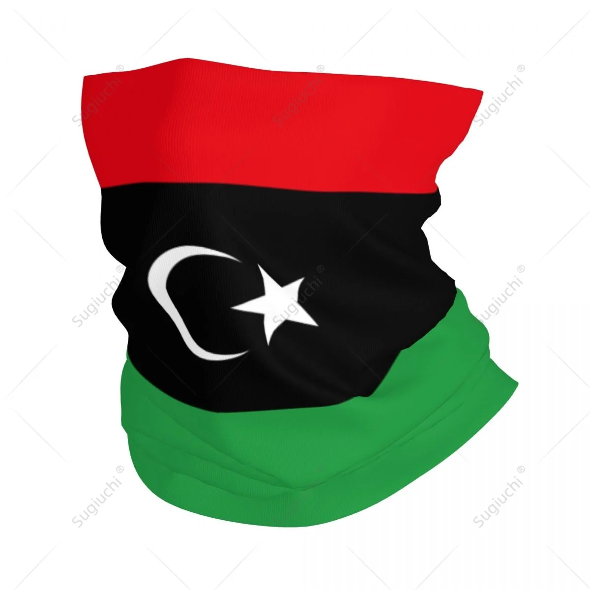 Libya ชุดธงสำหรับทุกเพศ, ผ้าพันคอผ้าพันคอผ้าพันคอหน้ากากปิดหน้าคอผ้าพันคอผ้าพันคอผ้าพันคอผ้าพันคอไร้รอยต่อให้ความอบอุ่นสำหรับขี่จักรยานปีนเขา