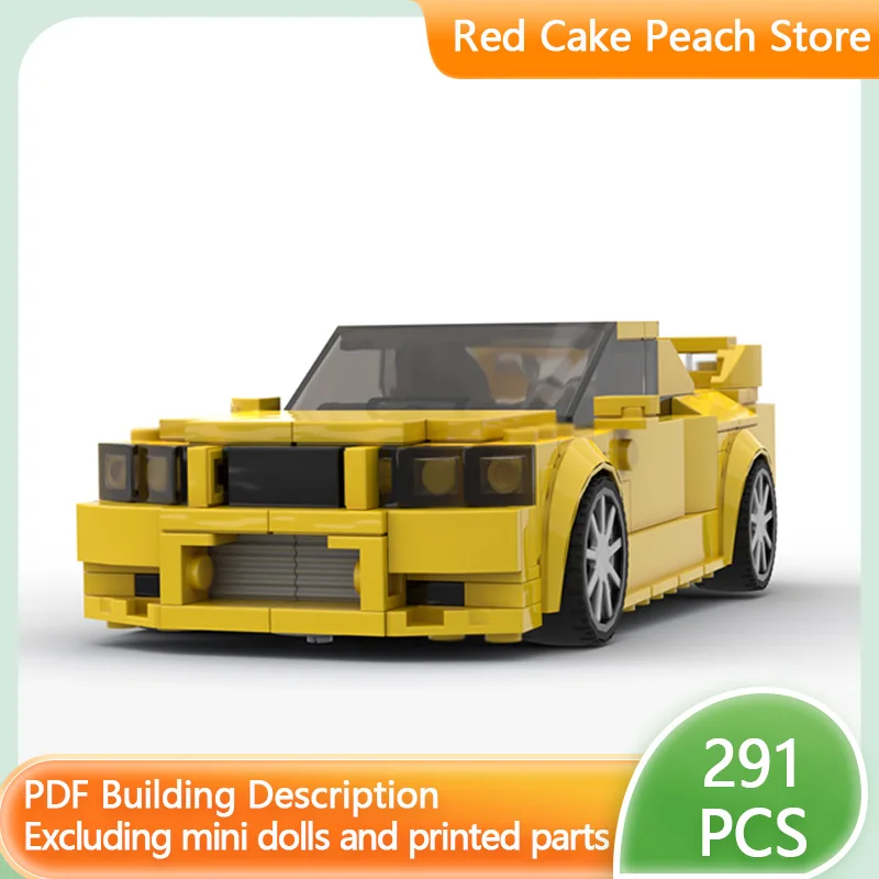 

Furious Movies Model MOC Building Bricks Skyline R33 Sports Car Modular Technology Gifts Holiday Assemble Children Toys Suit