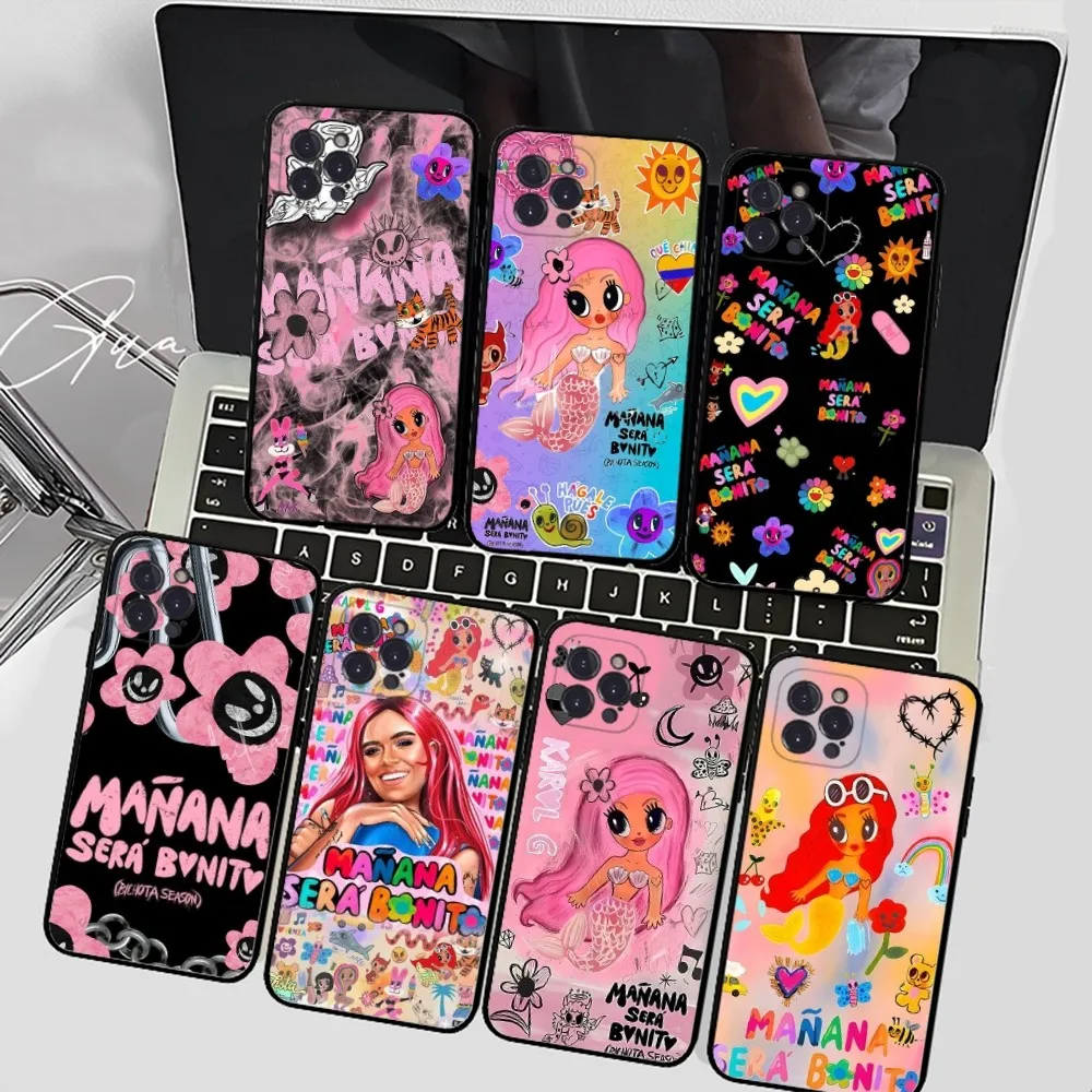 

Karol G Manana Sera Bonito For iPhone 15 14 11 12 13 Mini Pro XS Max Cover 6 7 8 Plus X XR SE 2020 Funda Shell