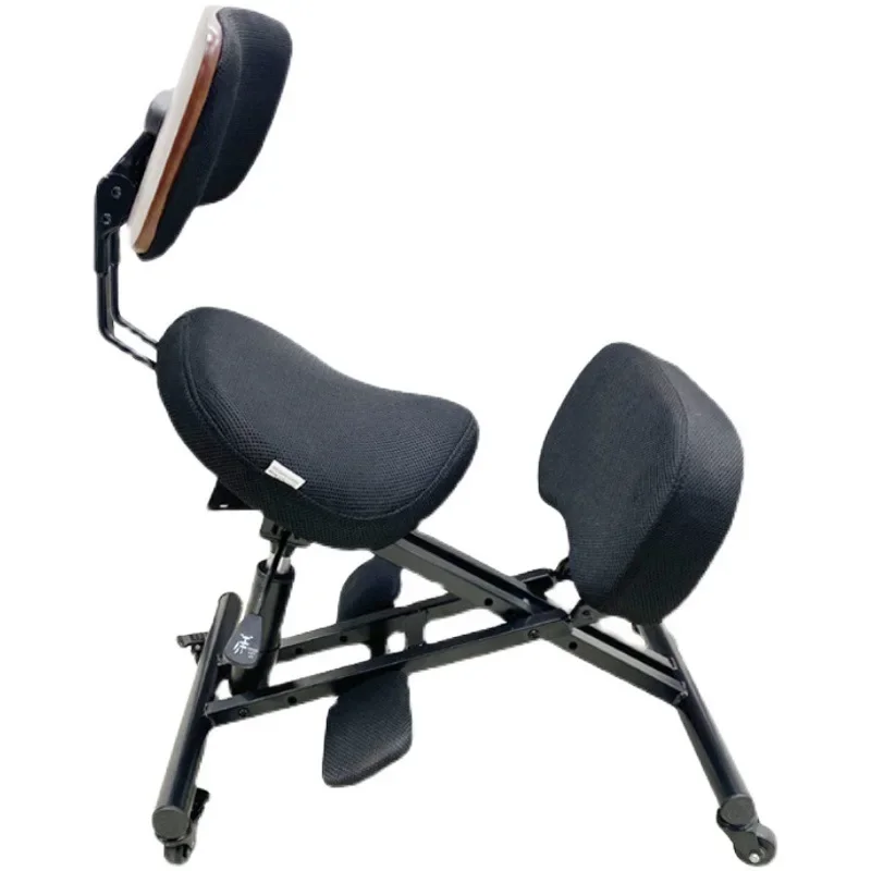 Multi-functional Ergonomic Kneeling Chair Adjustable Backrest Computer Chair Saddle Chair Sitting Position Correction