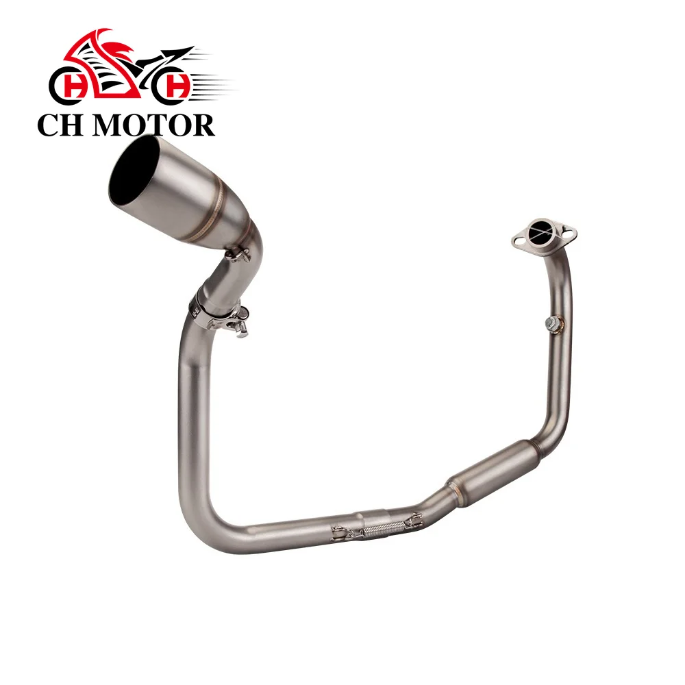 Komplettes Auspuffsystem für Benelli TNT 125 135 TNT125 TNT135 Motorrad-Auspuff Schalldämpfer Vorderrohr TNT135 Motorrad-Auspuff