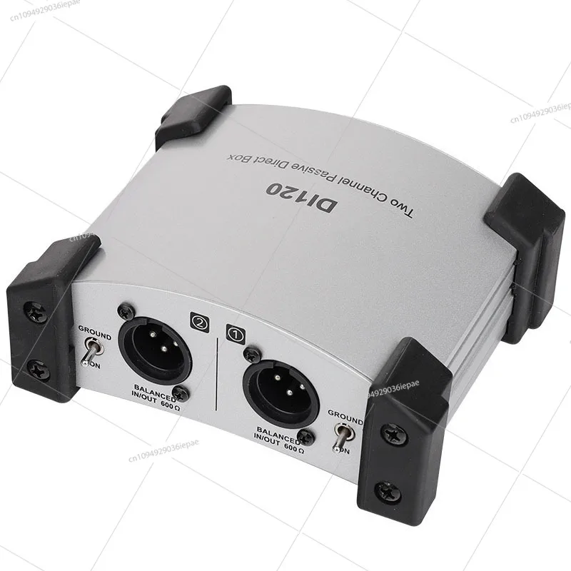 

DI120 Two-way Passive DI Box Impedance Converter DIBOX Stage Effects Sound Engineering