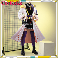 【Customized】CosKeKe Fura Kanato Cosplay Anime VTuber Costume April Fool's Day feminization Uniforms Activity Role Play Clothing