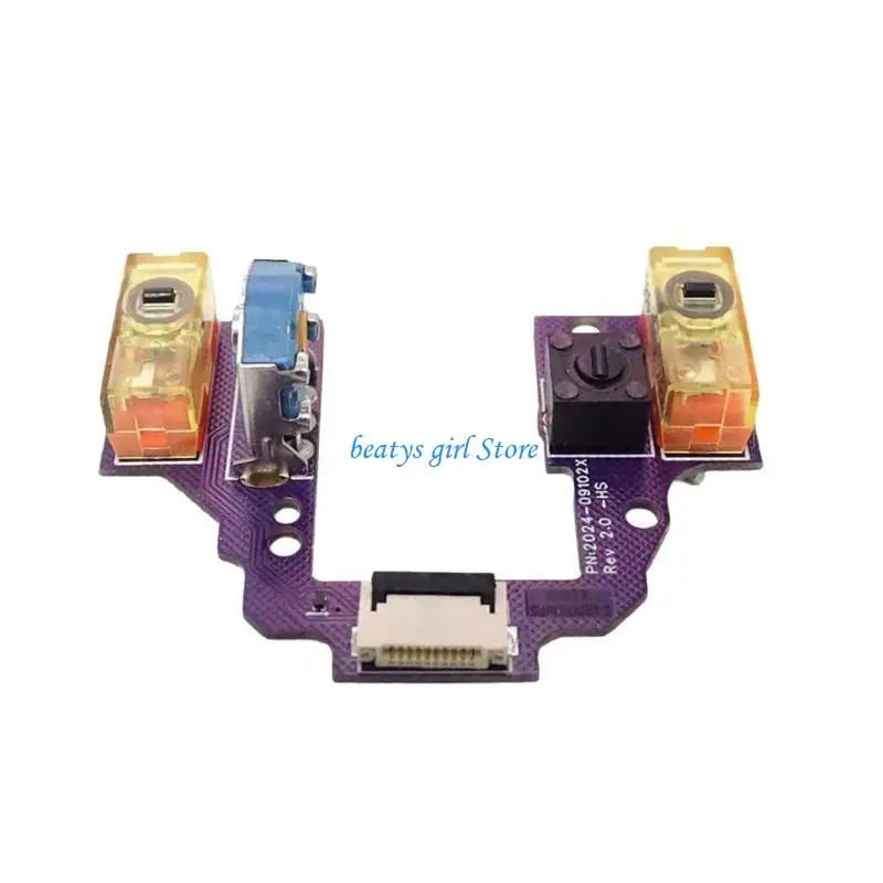 

C7AB Mouse Microswitch Dustproof Mouse Mainboard Button Board For GProX Superlight 2 Mouse With Wheel For Game Programmer