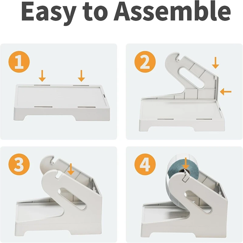 Label Holder Thermal Label for Rolls and Fanfold Labels Shipping Label Stand Desktop Printer for Desktop Thermal Printer