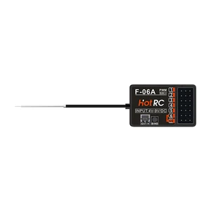 HOTRC Radyo Sistemi (Verici ve F-06A aralığı 6 kanallı alıcı RC Tekne Modeli için, DS-600, 6CH, 2.4 GHz uzaktan kumanda İlk 10 satış, yelkende daha hafif, rc no. 7