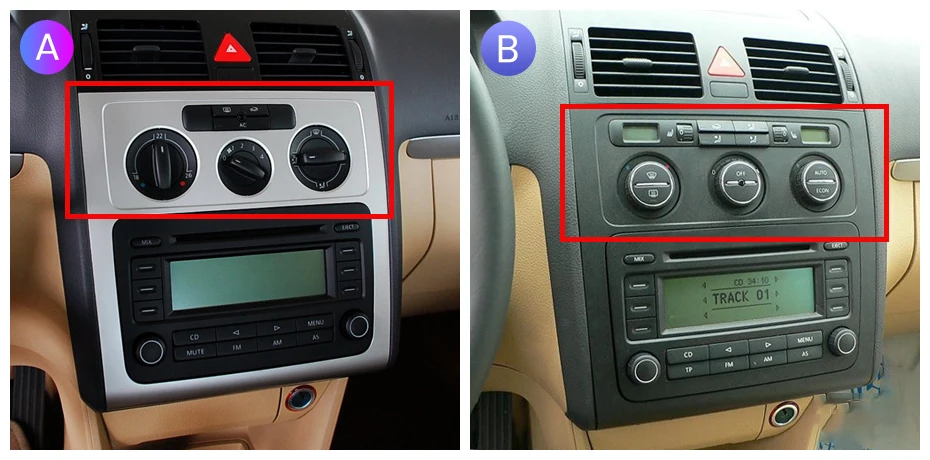 Junsun Wireless Carplay Android Auto Autoradio für Volkswagen Touran 1 2003-2010 GPS Multimedia 2 Din – Detail 1