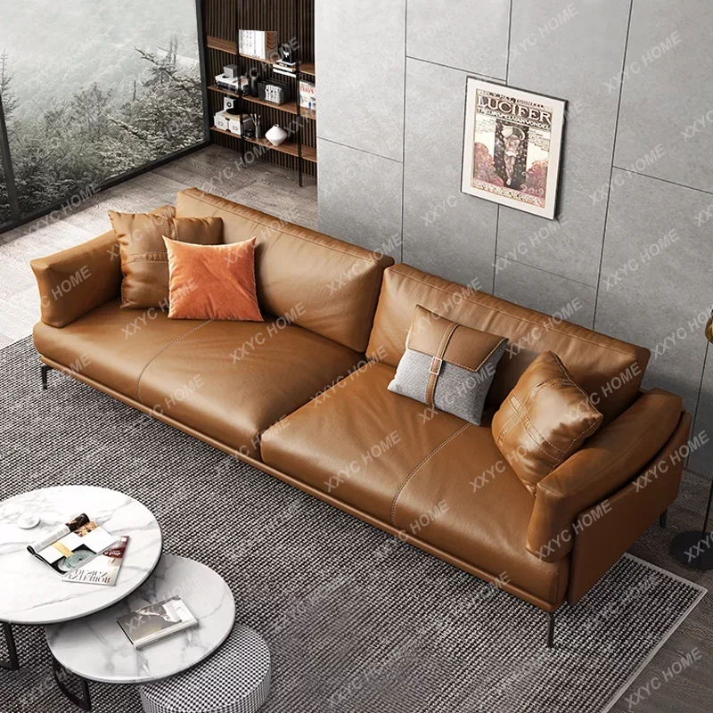 

Minimalist Leather Relax Sofa Waterproof Nordic Style Adults Armchair Sofa Lounge Floor Modern Canape Bedroom Furniture